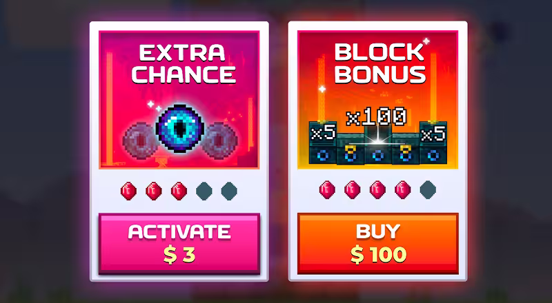 Menu de compra de bônus de Mine Slot 2 com as opções Ante Bet e bônus instantâneo